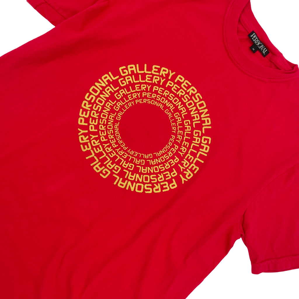 Circular Tee in Cayenne