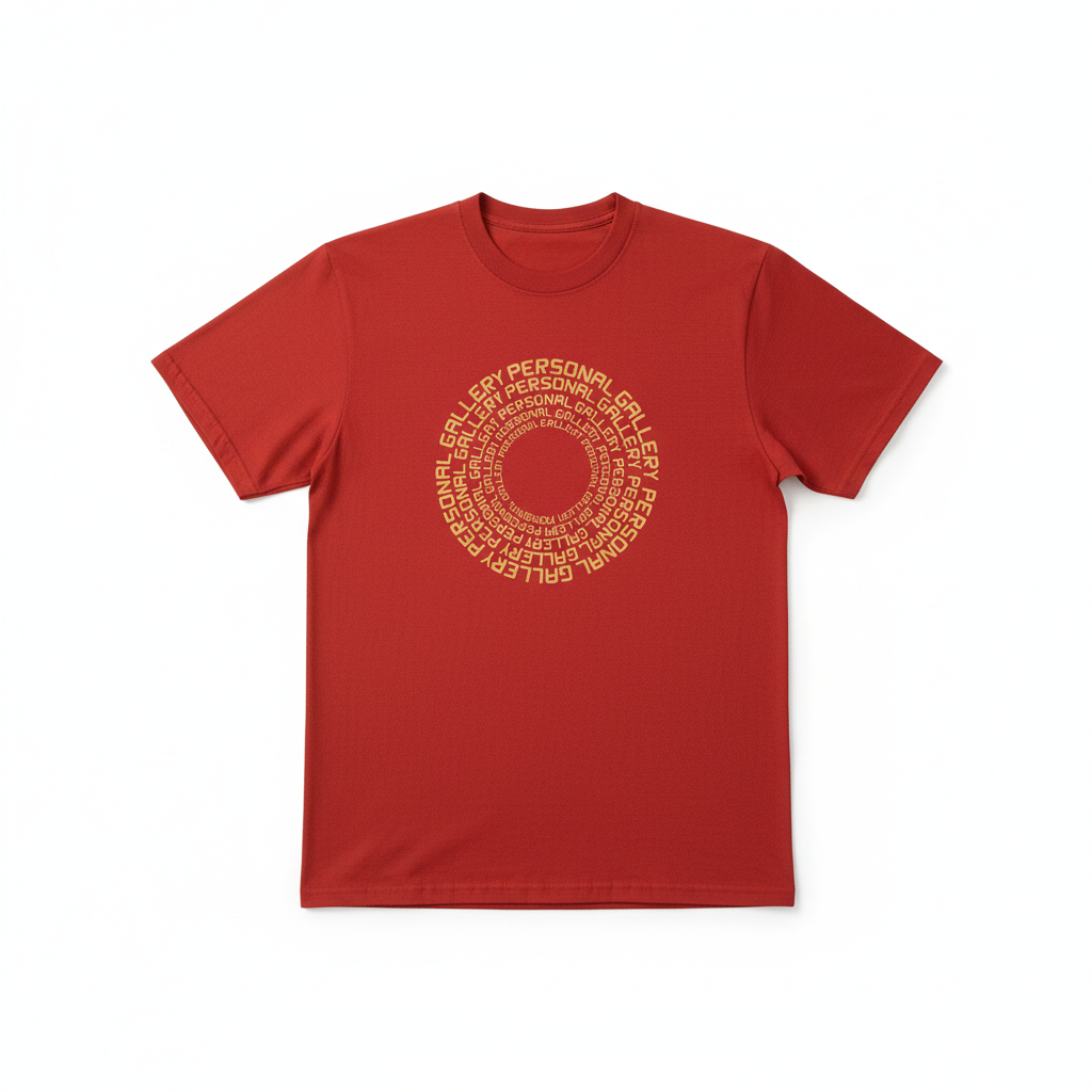 Circular Tee in Cayenne